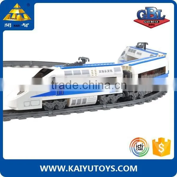 KAZI Building Blocks 415pcs Chinese Magnetic Building Mini Train