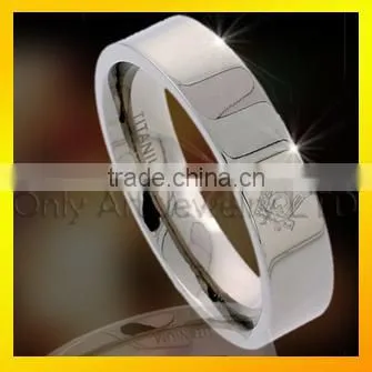 2016 Mens Fashion Big Titanium Ring/ Stainless Steel Rings Jewelry