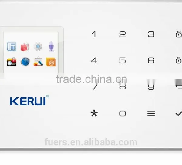 2016 Kerui G18 Wireless Intelligent Security Alarm System IP Camera Cover 99 Wireless Zone Security GSM Alarm System photo-2