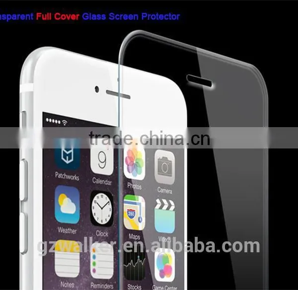 2015 Hot Selling High Quality 2.5D Ultra Thin Transparent Full Cover Tempered Glass Screen Protector for Iphone 6 6s 6s Plus photo-3