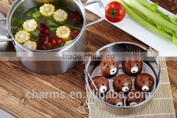 Charms Double Handles Stainless Steel Steamer photo-2