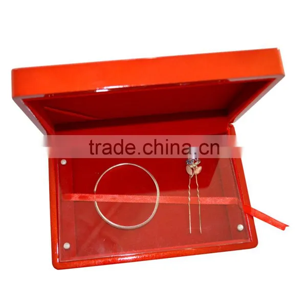 Luxury Glossy Solid Wood Jewelry Boxes /Customized Wedding Jewelry Box / Jewelry Boxes Wholesale.