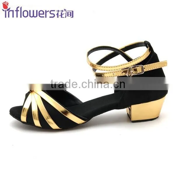 Children Latin Dance Shoes Low Heel Girls Ballroom/Latin Shoes photo-6