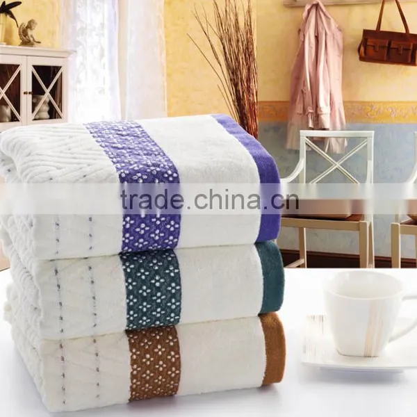 2015 China Supplier 100% Cotton Luxury Face Towel Bath Towel Gift Towel Sets photo-4