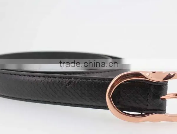 2015 New Design Women Accessories pu Belt With Black Leather for Jeans in YiWu photo-4