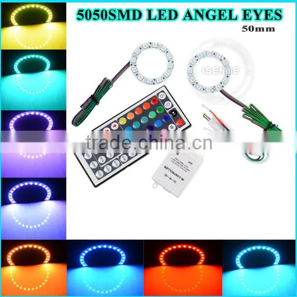 Adjustable Size Led 5050 SMD Halo Rings High Bright Angel Eyes Lamp 160mm photo-2