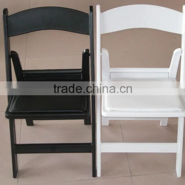 Black Resin Plastic Wedding Banquet Rental Folding Chair Quality Choice photo-4
