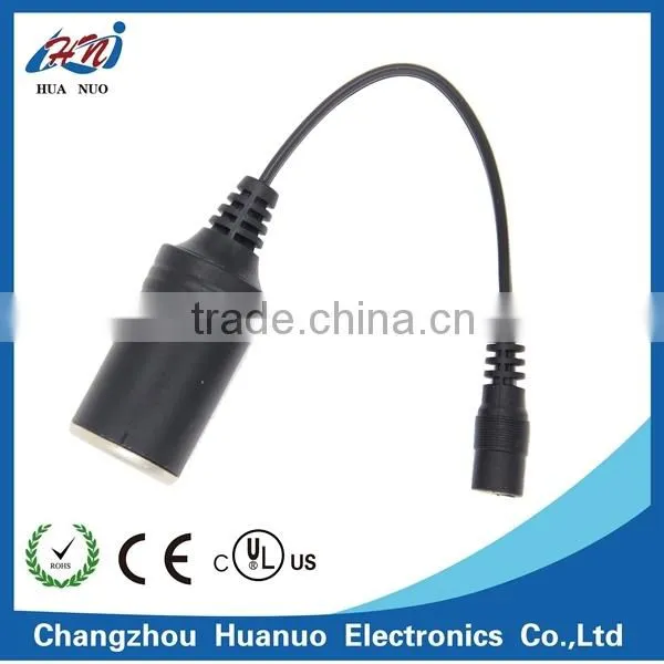 Car charger to Female connector with electronical cable