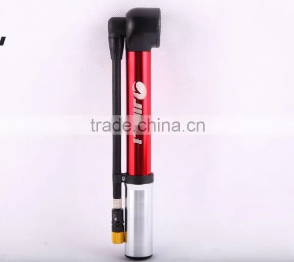 2015 New Design Fashionable Aluminum JL9614 06 With Pressure Gauge Mini Bike Pump photo-2