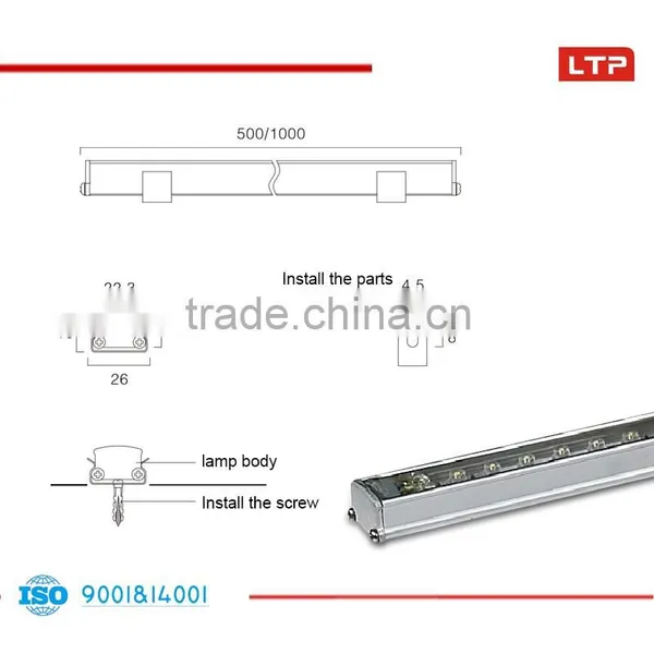 Narrow Beam Led Linear Light for Architecture,facade,outdoor by IP65,DC24V photo-2