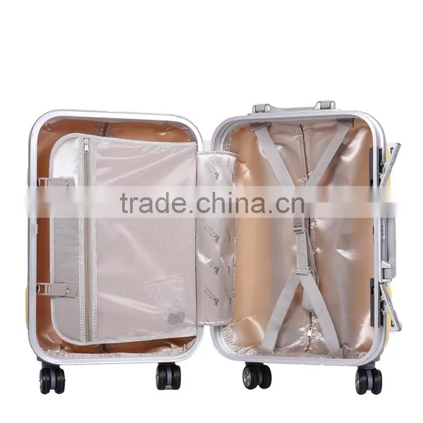 Big Packing Capacity Aluminum Frame 3 Pieces Luggage Set photo-2