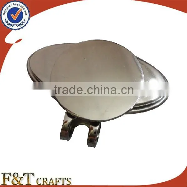 Zinc Alloy Palting Nickle Blank Golf Ball Marker Make in China photo-4
