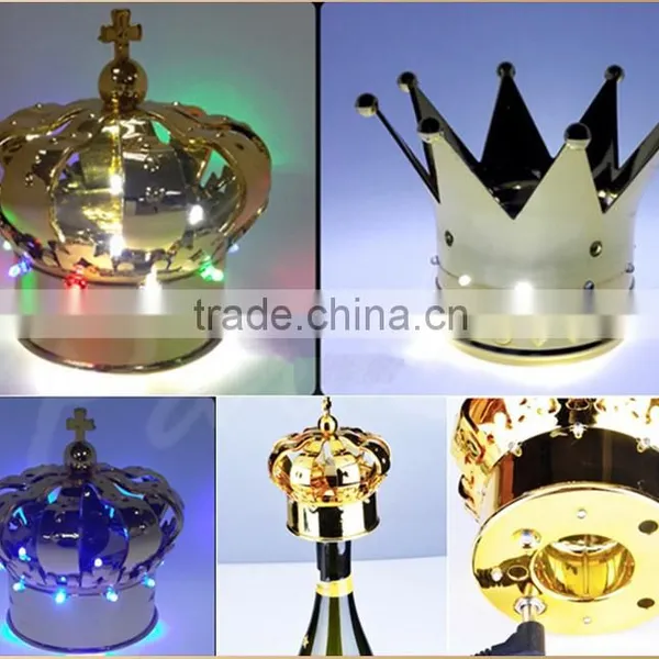 Super Hot Led Crown Champagne Bottle Cap Light in the Dark photo-3