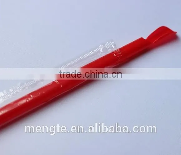 Individually Paper Wrapped Plastic Spoon Straws photo-2