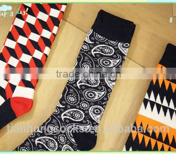 Colorful Socks Men Happy Socks Long Cotton Socks Bulk Wholesale Crew Socks photo-5