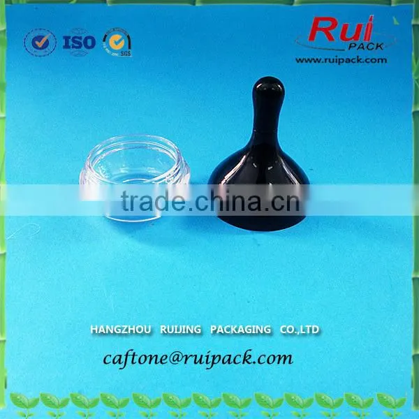 Water-drop Shape Cosmetic Jar With Brush Applicator for Eyeliner Cream photo-2