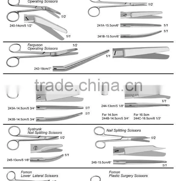 17.0 cm Mayo-Noble Straight Surgical Scissor,names of Surgical Instruments,surgical Instruments Manufacturers Sialkot,surgical, photo-3
