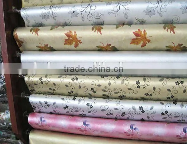 pvc non-woven flower design embroidered tablecloth, latest design printing embroidered tablecloth