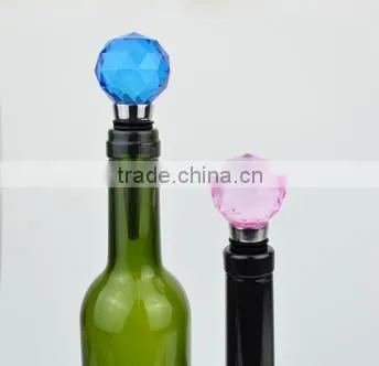 Wholesale Ball Shaped Crystal Wine Stoppers for Party Decoration photo-3