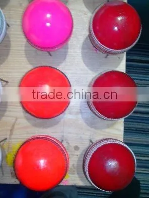 4piece Leather Cricket Balls