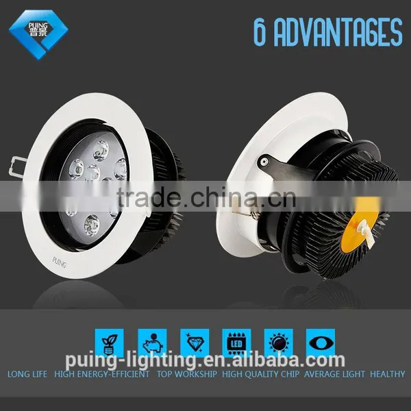 Light Fixture of Ceiling Flesh Anti-glare Spray White Aluminum Led Ceiling Light 3w 5w 7w 9w 12w 15w 18w photo-5