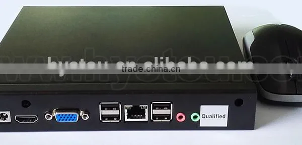 Cheap Intel Core i5 3317u Max 2.6G Mini PC Barebone System With 6*USB HDMI+VGA Dual Display HD4400 HD 4K 300M WiFi RJ45 Lan Port photo-2