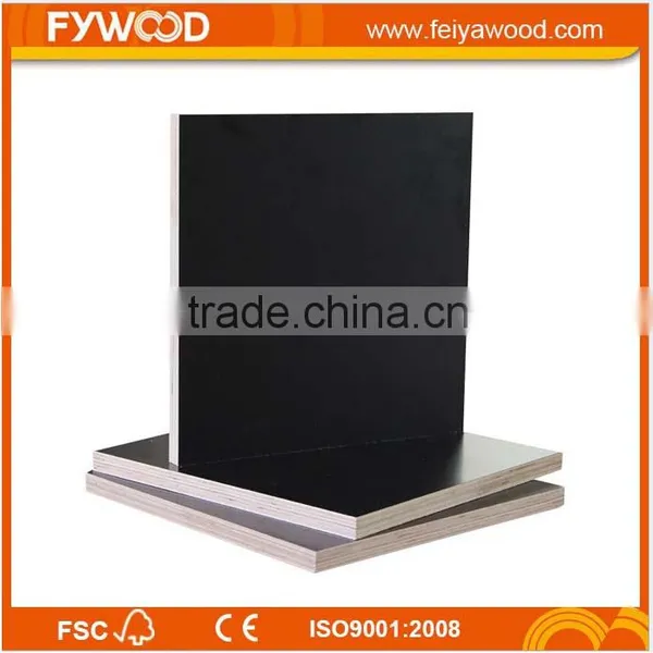 18mm Black Film Faced Plywood Poplar Core for Construction photo-3