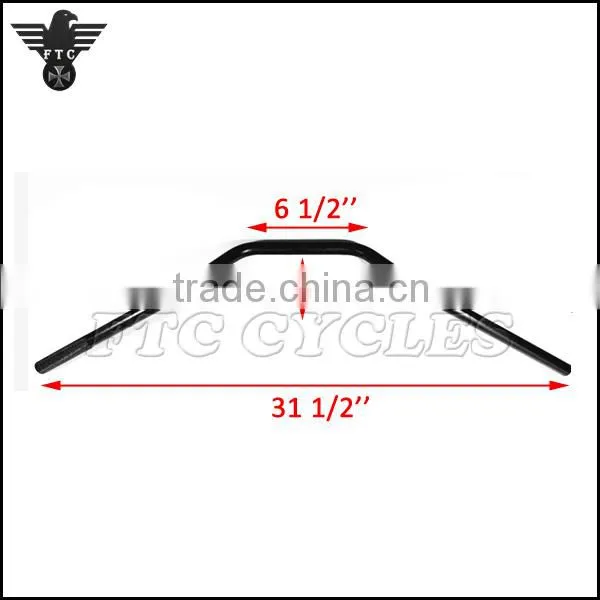 7/8'' Sand Matte Black Vintage Handlebar for Harley Honda Yamaha photo-6