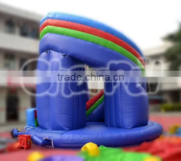 Party Events Inflatable Double Lane Curve Slip Slide in Promotion photo-3