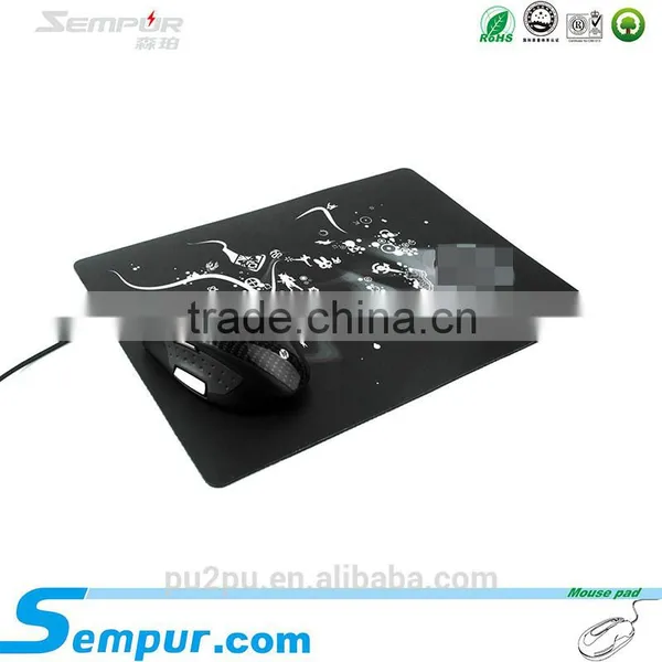 Rubber Mouse Pad With Cloth Surface Rubber Base photo-2