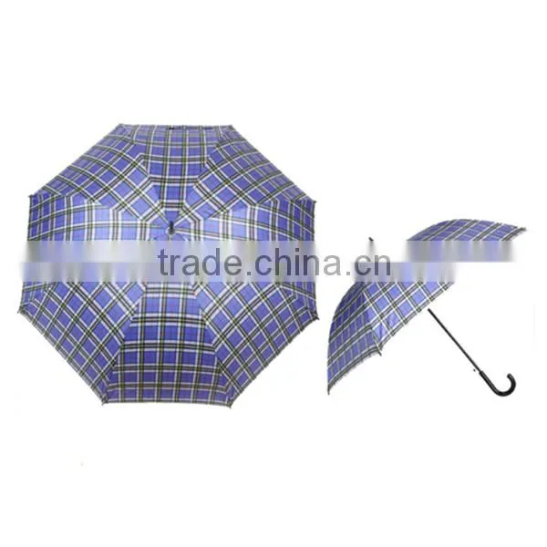 23 Inches Custom Stick Umbrella With J Curved Handle Quality Choice