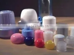 Various Shapes and Sizes of Plastic Caps