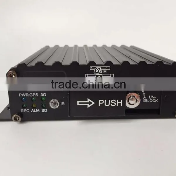 4 Channels SD Card Mobile DVR / Car DVR (GPS+3G+WiFi) Mobile Digital Video Recorder photo-4
