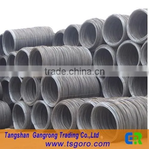 Q235 High Quality Hot Rolled Steel Wire Rod for Welding Electrod/nails photo-4