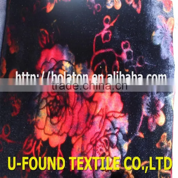 95% POLYESTER 5% SPANDEX NEW KOREA KS 3D COLOUR EMBOSS VELVET ,POLYESTER STRECH VELVET FABRIC MADE IN CHINA photo-3