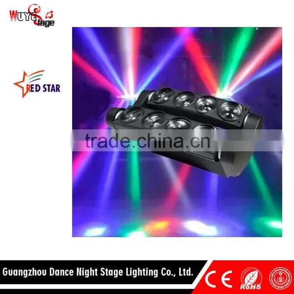 8pcs*10W Spider Moving Light Professional Stage Lighting photo-2