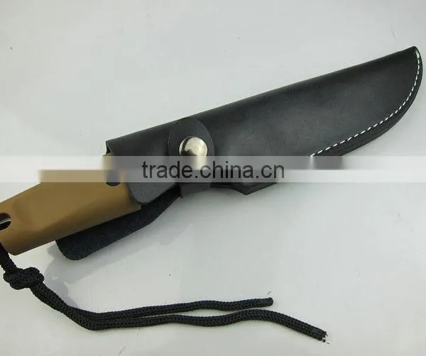 OEM Rubber Handle Fixed Blade Hunting Knife photo-5