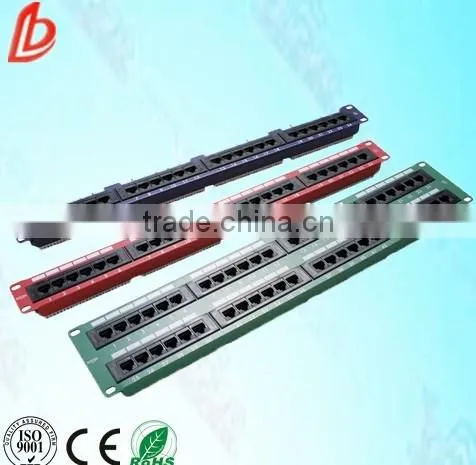 Utp Cat6 Network Cable Patch Panel,network Ca6 Stp/utp Patch Panel 24p 48 Port