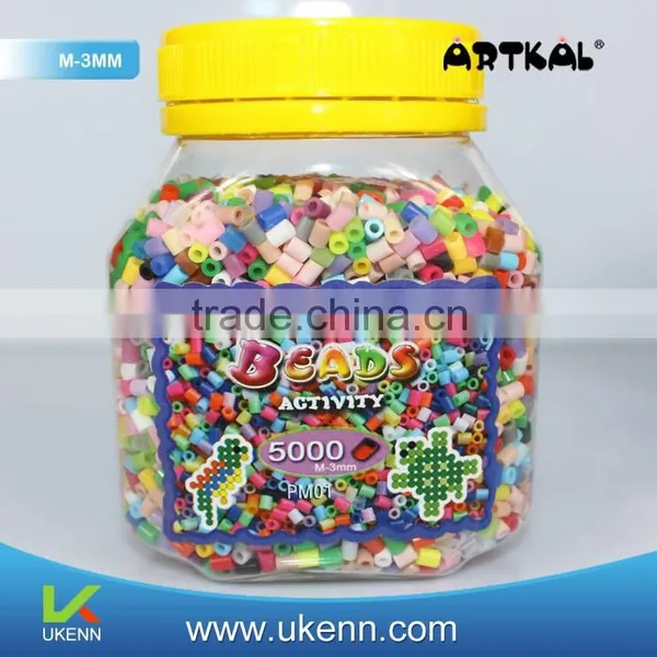 Artkal Perler Beads Fuse Beads M-3MMassorted Wooden Bead Baby Pacifier Holder Chain photo-2