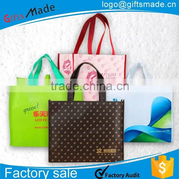 Promotional Laminated Reusable Shopping Tote Non Woven Bags photo-4