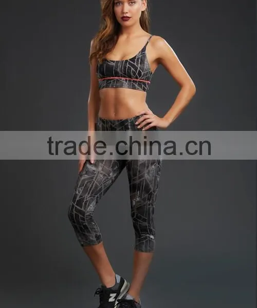 4 Needle 6 Thread Seamless Women Sports Bralette Jog Bra photo-5