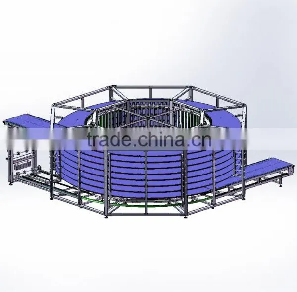 HL Food Cooling Tower Widely Used in Hamburger Bread Toast Conveyor Spiral photo-2