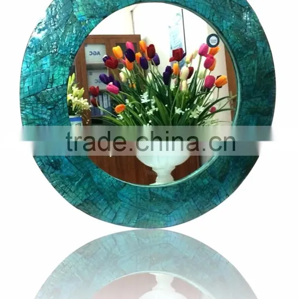 New Design Round Shape Mosaic Wall Bathroom Decorative Mirror