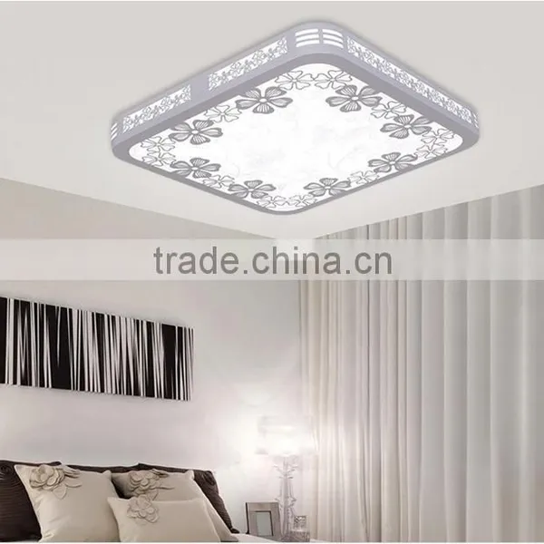 High Quality LED Strip Light,indoor Ceiling Light ,square Parchment Light Shade for Bedroom photo-3