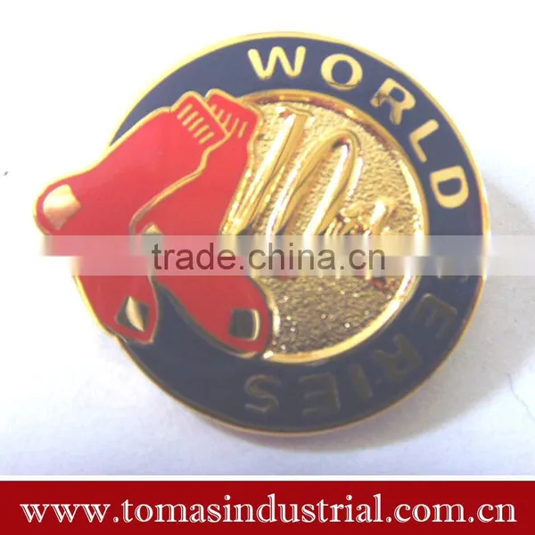 Countries Crossed Aluminium Material Laos National Flag Shape Lapel Pin Badge photo-6