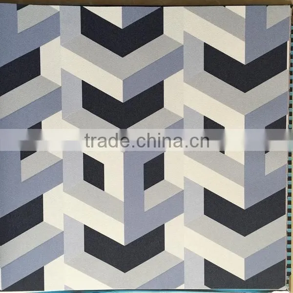 Modern Simple 3d Background Vinyl Wallpaper photo-2