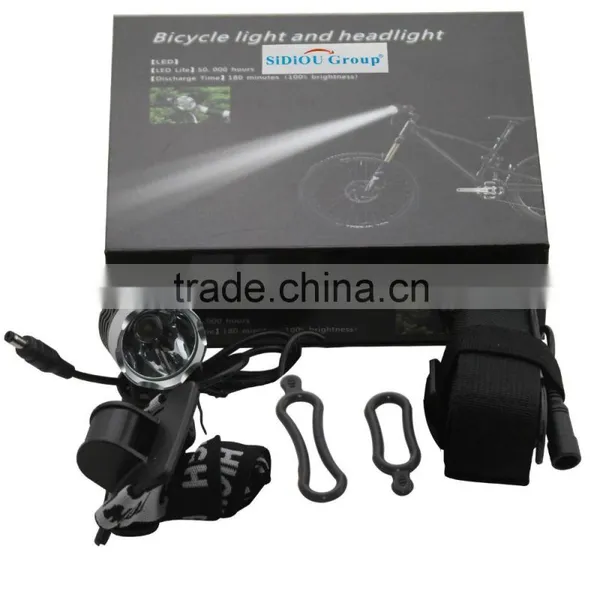 3 Modes Waterproof 10W 1200Lm XM-L2 T6 LED Headlight Headlamp Flashlight Head Torch Light Lamp Bicycle Bike Light Torch Set photo-6