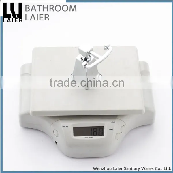 New Modern American Square Design Zinc Alloy Chrome Bathroom Accessory Set Double Robe Hook photo-4