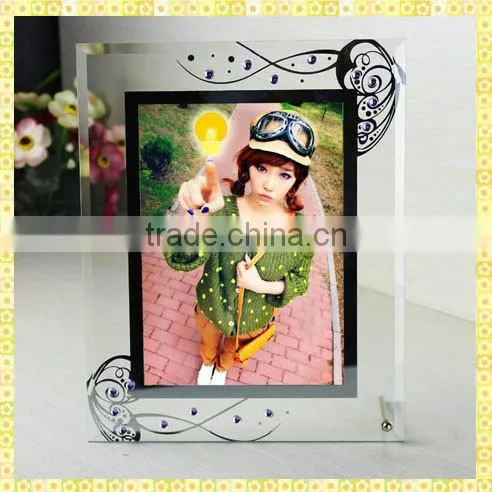 Delicate Beautiful Glass Wedding Photo Frames For Party Give Away Gifts