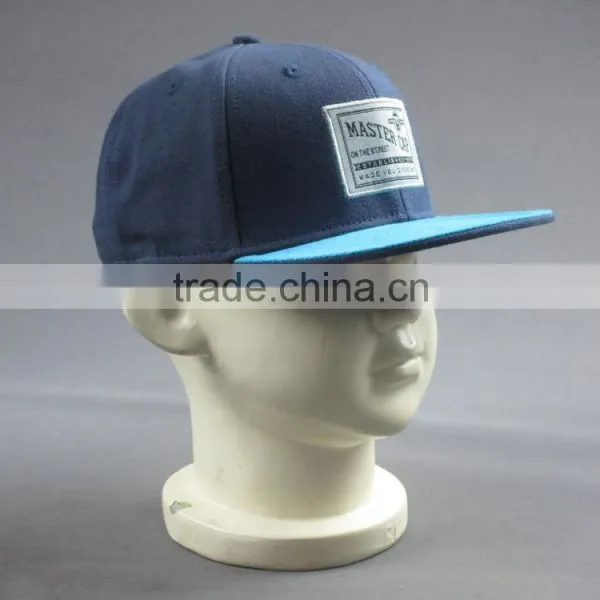 Custom High Quality 6- Panel Snapback Hat With Woven Badge photo-5